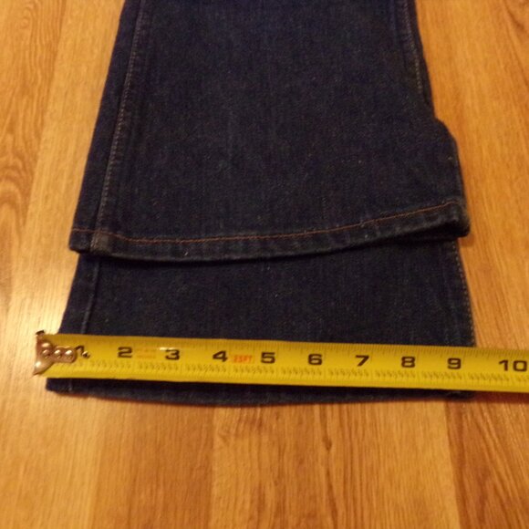 Men's Wrangler Denim Jeans 33x30'' Dark Wash - Picture 10 of 13